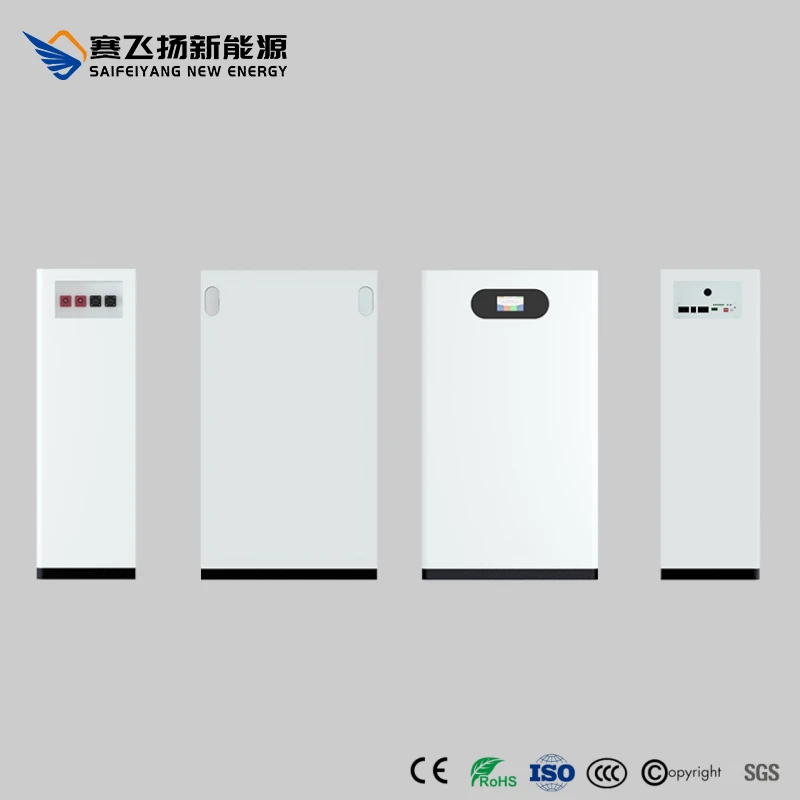 Standing 51.2V 300Ah Lifepo4 Lithium-Ion Battery Pack 15kwh Solar Power Storage System For Home With Wheels